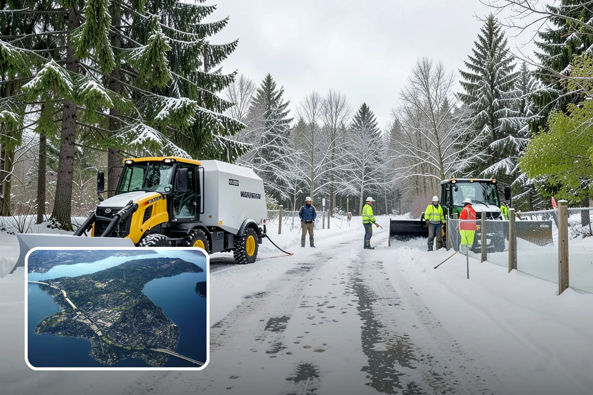 Ambulance Access Clearing in Mercer Island, King County, WA - Priority clearing of medical transport routes