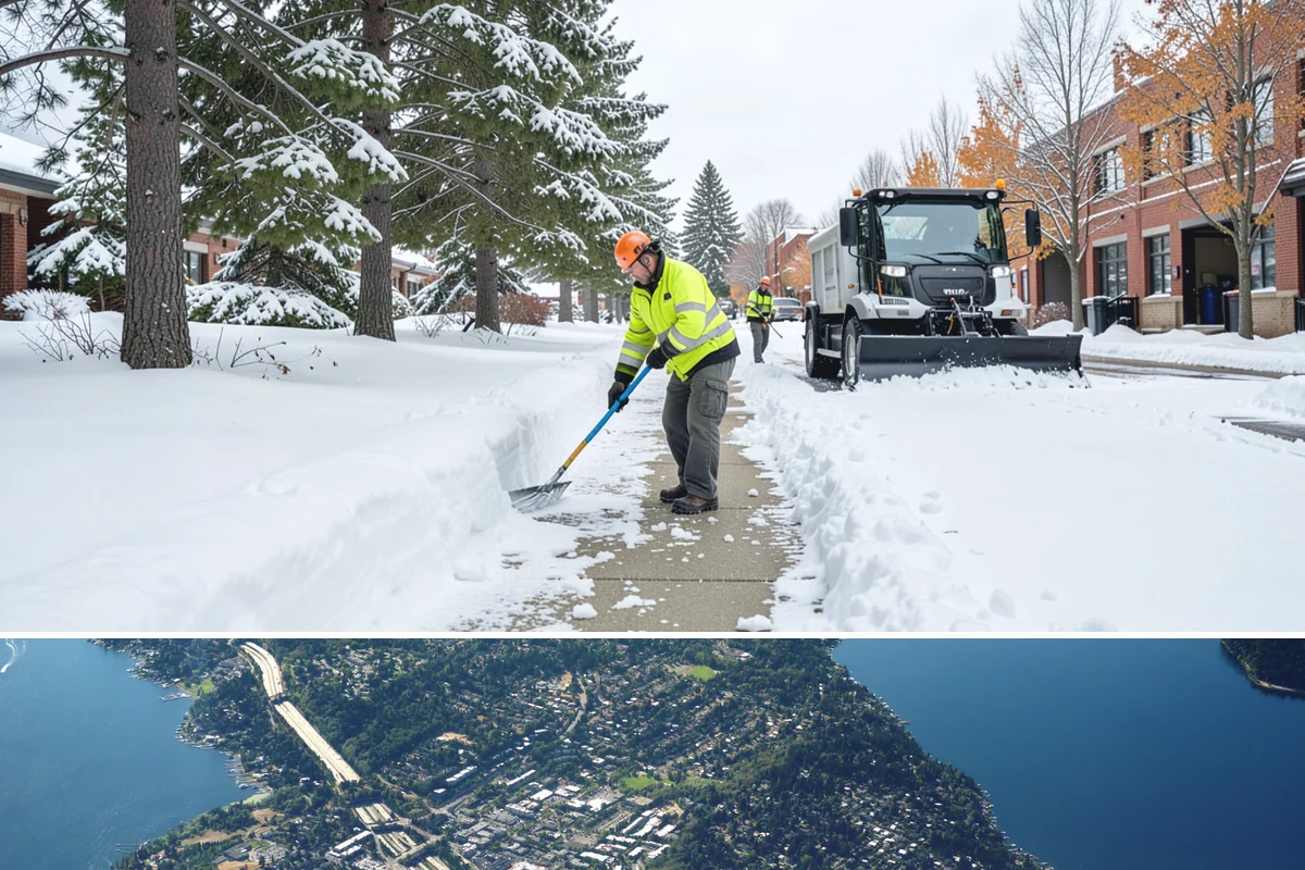 Ambulance Access Clearing in Mercer Island, King County, WA - Reliable medical access is critical throughout winter, with peak need during snow events from December through February.