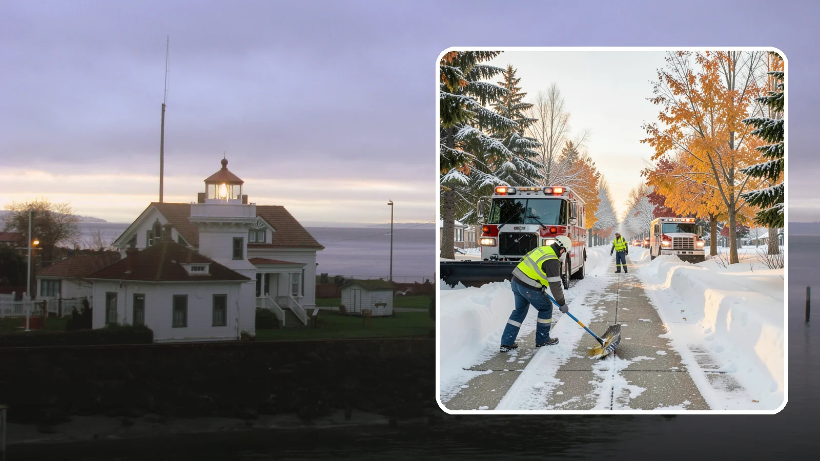 Ambulance Access Clearing in Mukilteo, Snohomish County, WA - We prioritize clearing the routes ambulances and medical transport use so care is never delayed by snow.