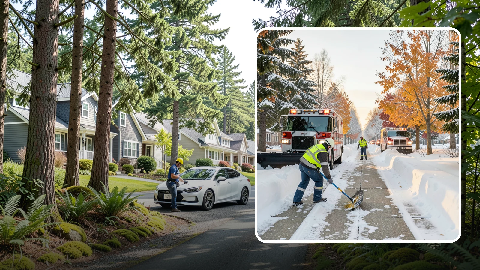 Ambulance Access Clearing in Normandy Park, King County, WA - We prioritize clearing the routes ambulances and medical transport use so care is never delayed by snow.