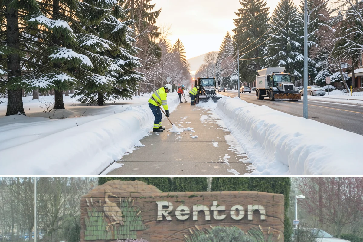 Ambulance Access Clearing in Renton, King County, WA - Reliable medical access is critical throughout winter, with peak need during snow events from December through February.