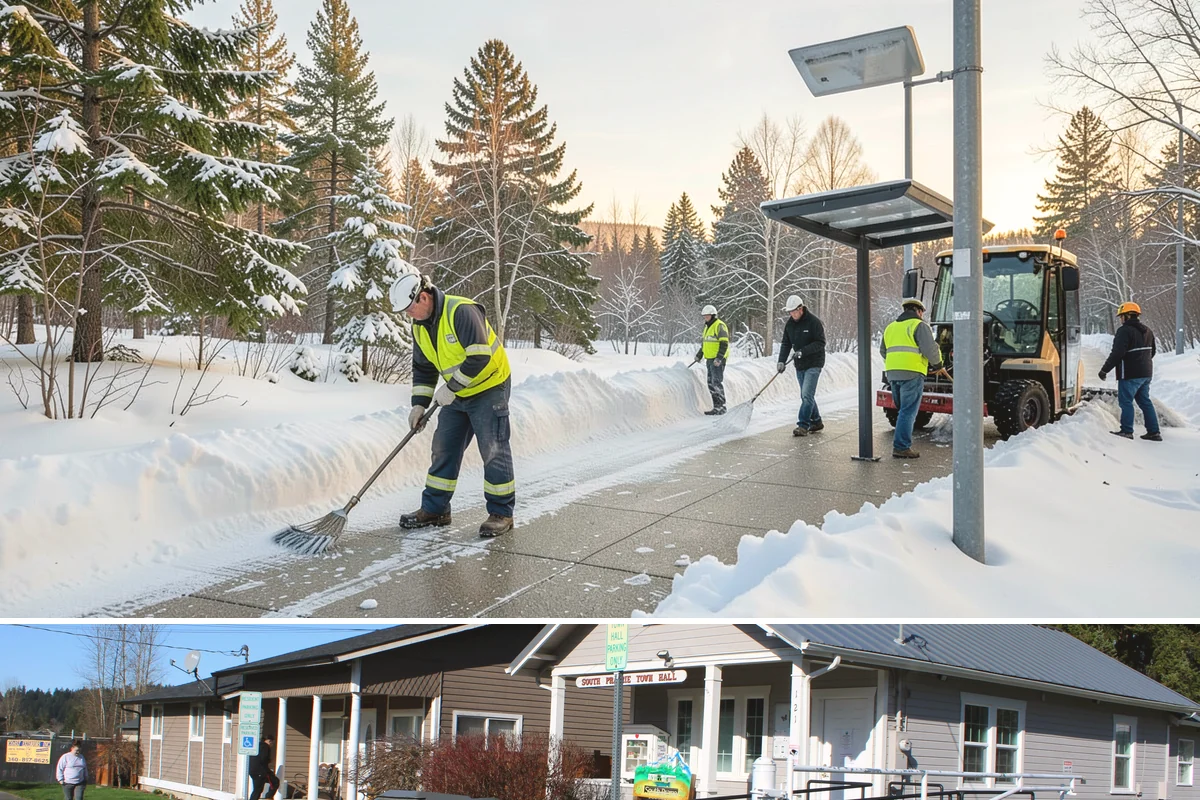 Ambulance Access Clearing in South Prairie, Pierce County, WA - Reliable medical access is critical throughout winter, with peak need during snow events from December through February.