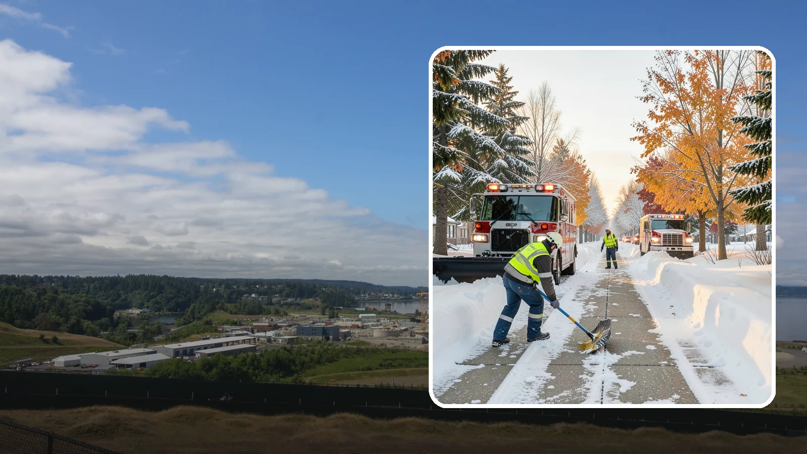 Ambulance Access Clearing in University Place, Pierce County, WA - We prioritize clearing the routes ambulances and medical transport use so care is never delayed by snow.