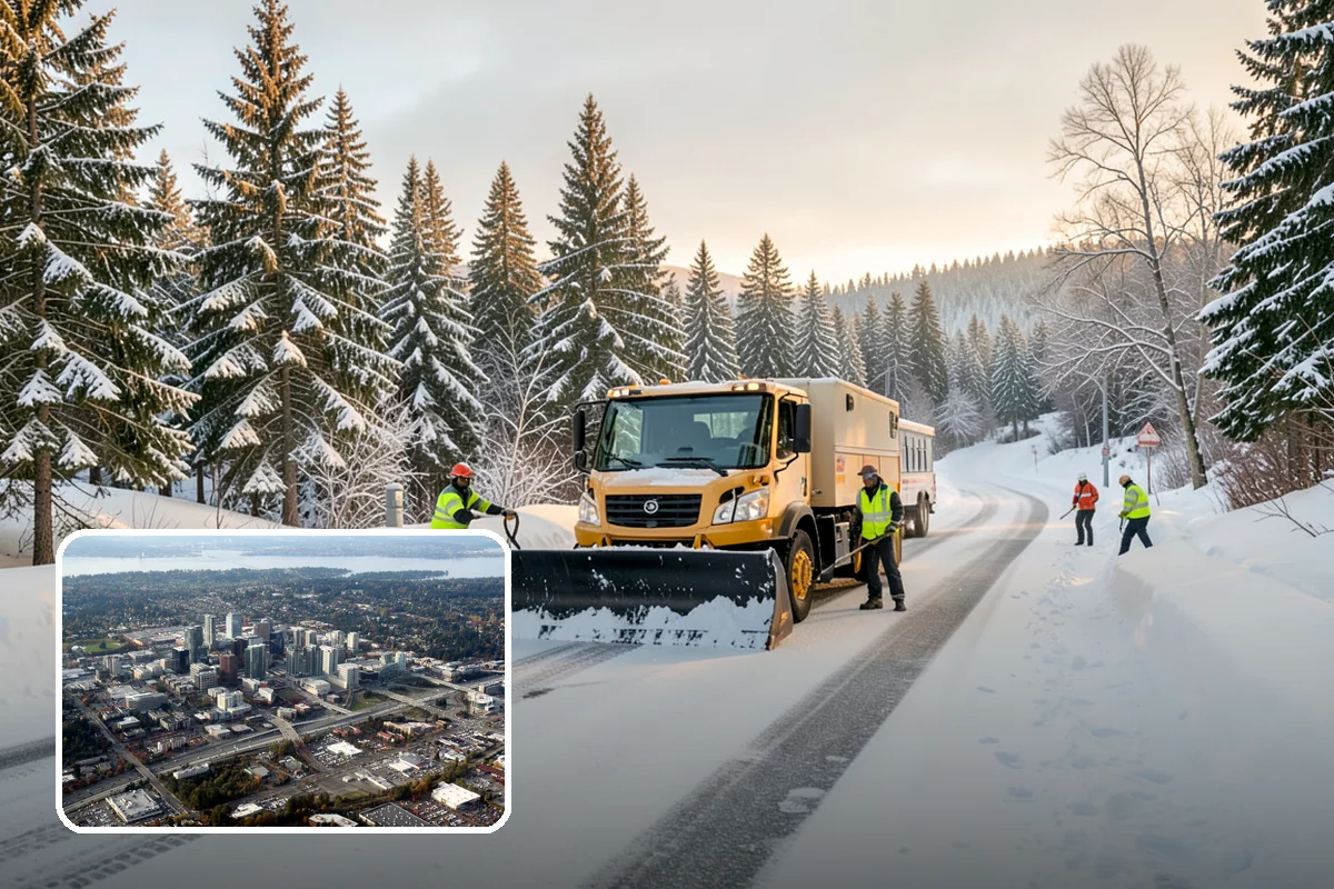 Anti-Icing in Bellevue, King County, WA - Prevents ice bonds before freezing rain arrives