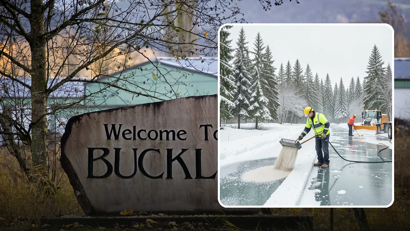 Anti-Icing in Buckley, Pierce County, WA - Anti-icing applies deicer proactively before a storm so ice bonds are prevented rather than broken after the fact.