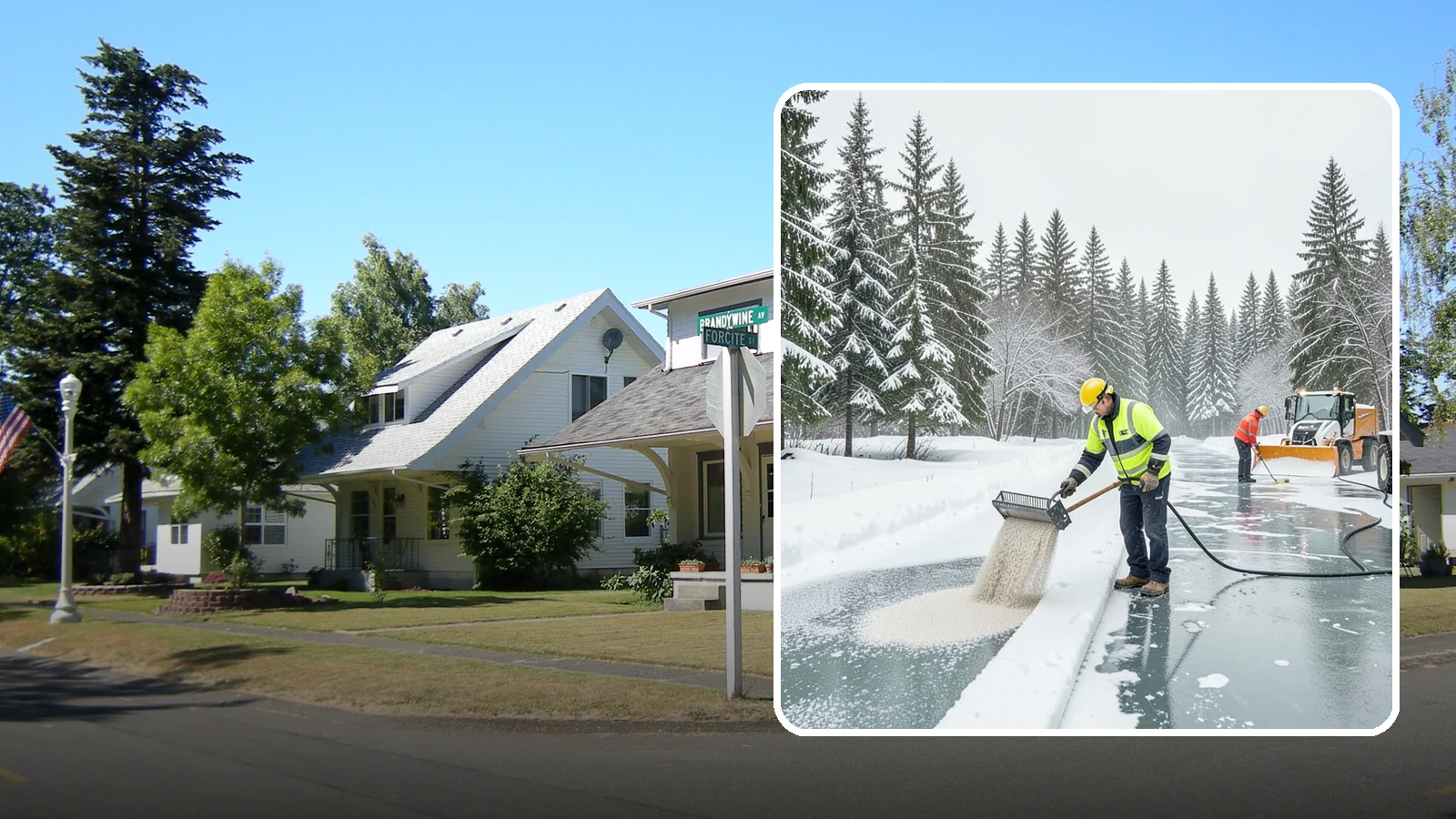 Anti-Icing in DuPont, Pierce County, WA - Anti-icing applies deicer proactively before a storm so ice bonds are prevented rather than broken after the fact.