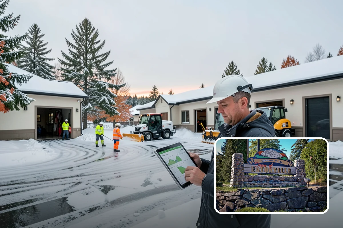 Anti-Icing in Eatonville, Pierce County, WA - Prevents ice bonds before freezing rain arrives