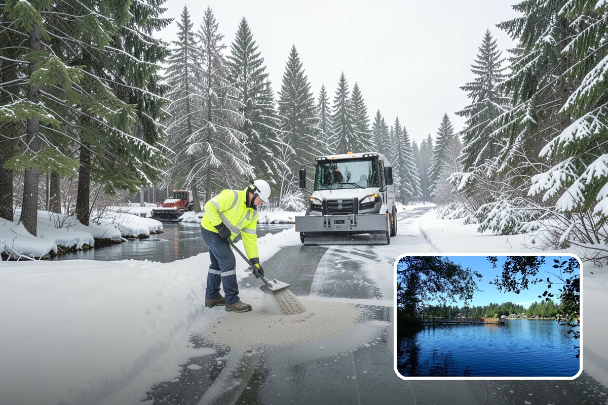 Anti-Icing in Federal Way, King County, WA - Prevents ice bonds before freezing rain arrives