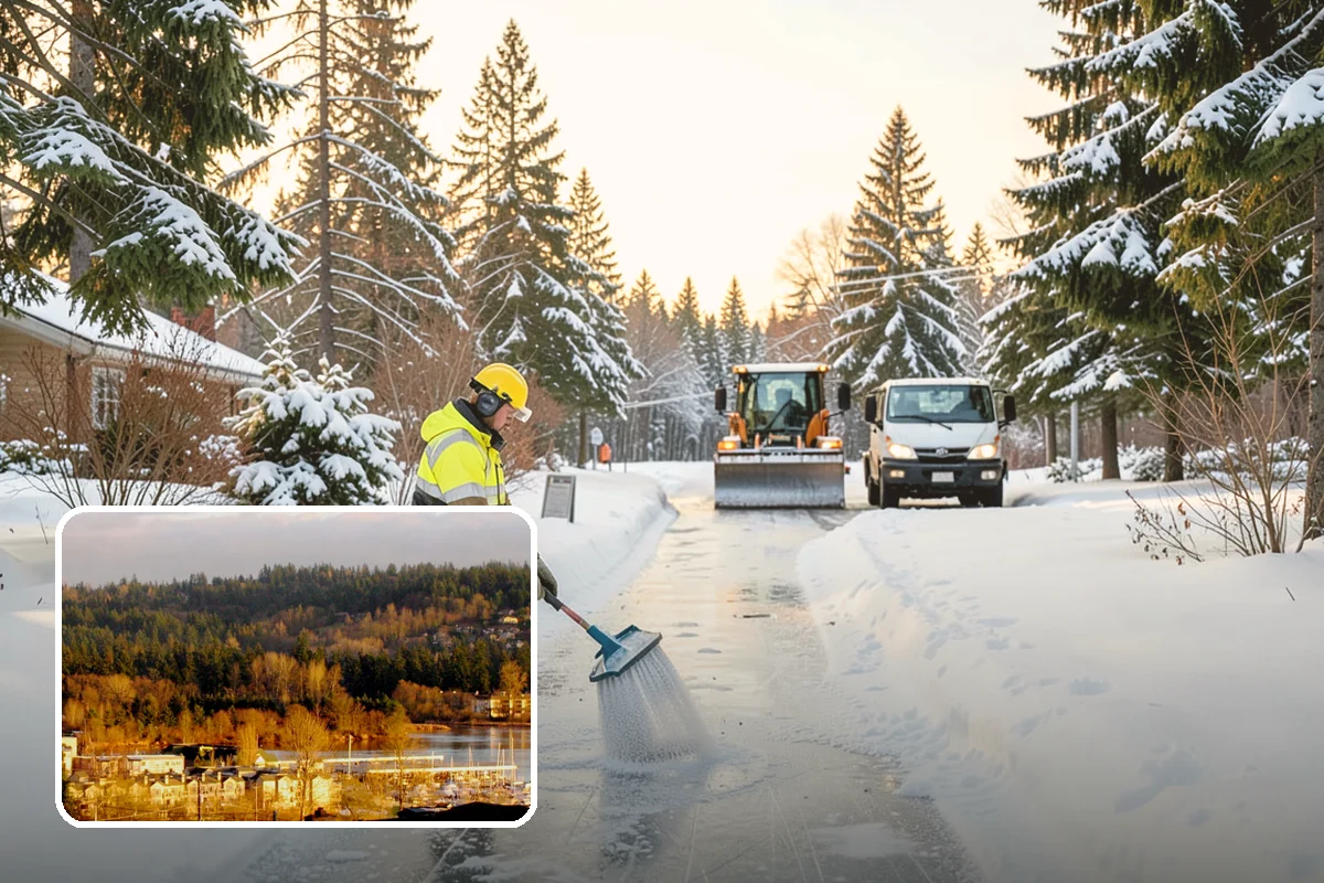 Anti-Icing in Kenmore, King County, WA - Prevents ice bonds before freezing rain arrives