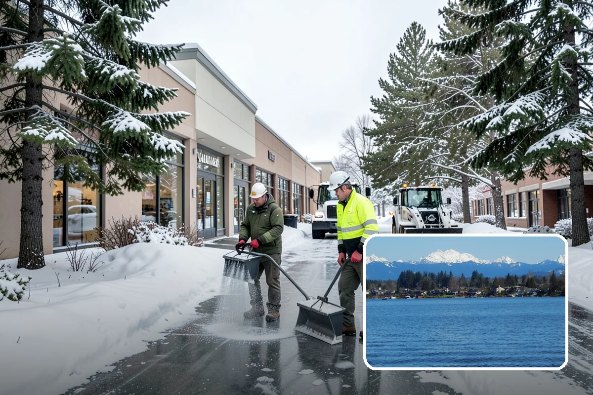 Anti-Icing in Lake Stevens, Snohomish County, WA - Prevents ice bonds before freezing rain arrives