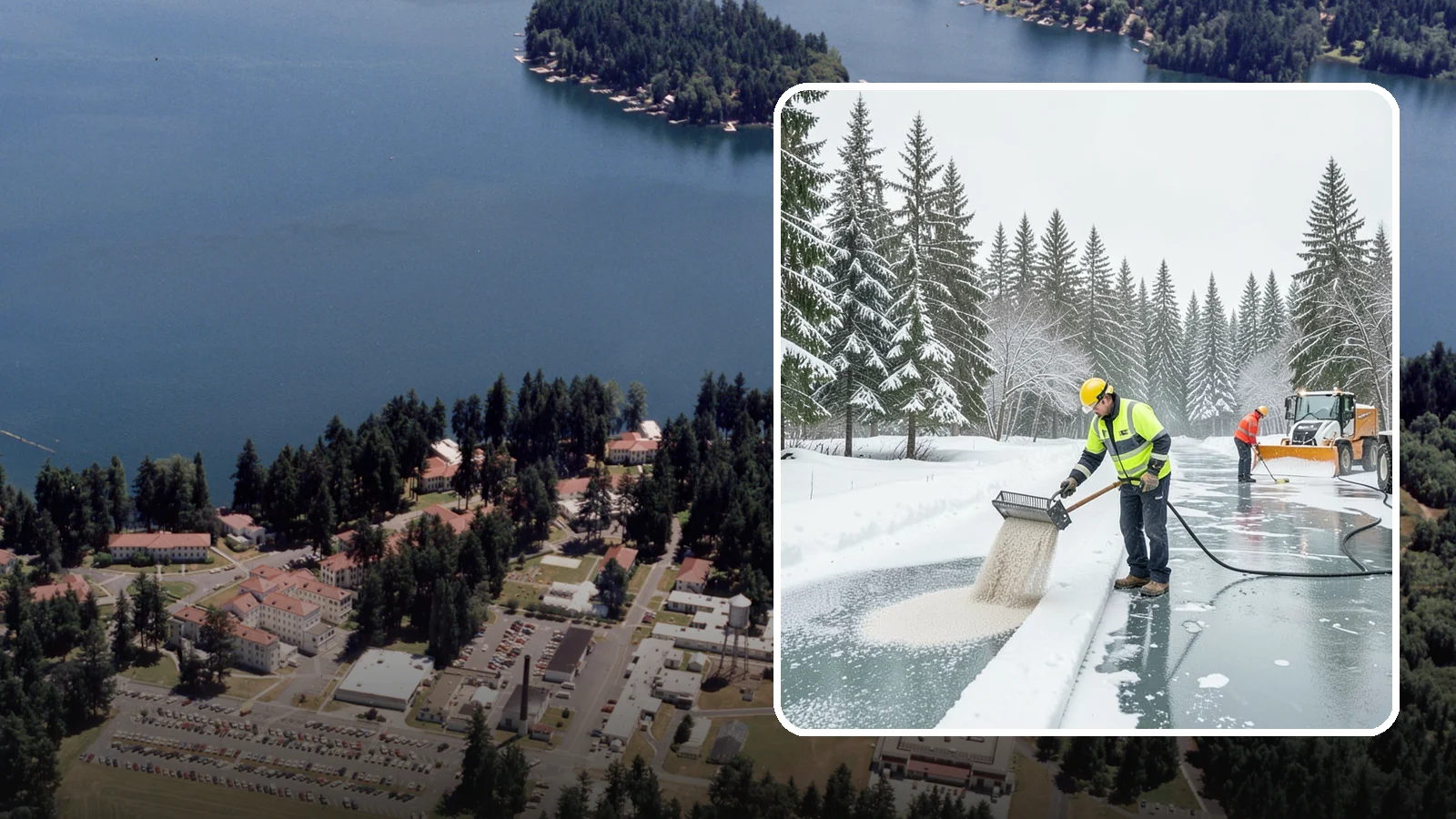 Anti-Icing in Lakewood, Pierce County, WA - Anti-icing applies deicer proactively before a storm so ice bonds are prevented rather than broken after the fact.