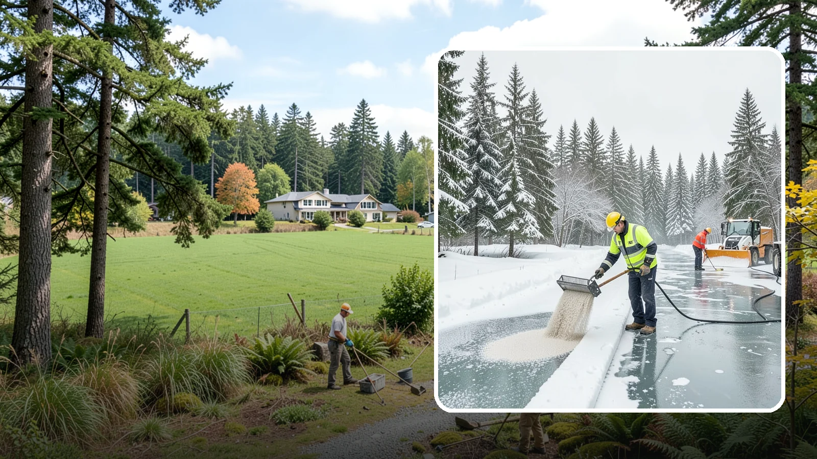 Anti-Icing in Lyman, Skagit County, WA - Anti-icing applies deicer proactively before a storm so ice bonds are prevented rather than broken after the fact.