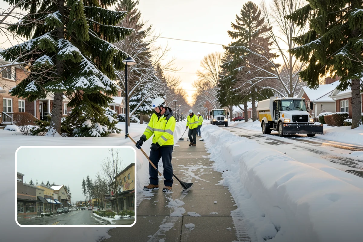 Anti-Icing in Mill Creek, Snohomish County, WA - Prevents ice bonds before freezing rain arrives