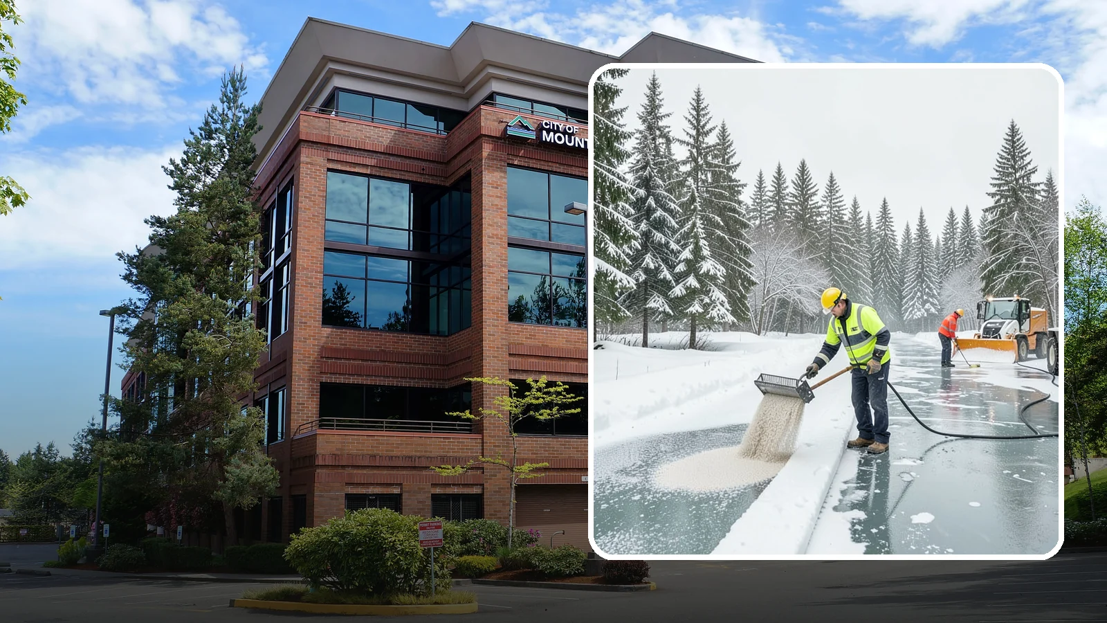 Anti-Icing in Mountlake Terrace, Snohomish County, WA - Anti-icing applies deicer proactively before a storm so ice bonds are prevented rather than broken after the fact.