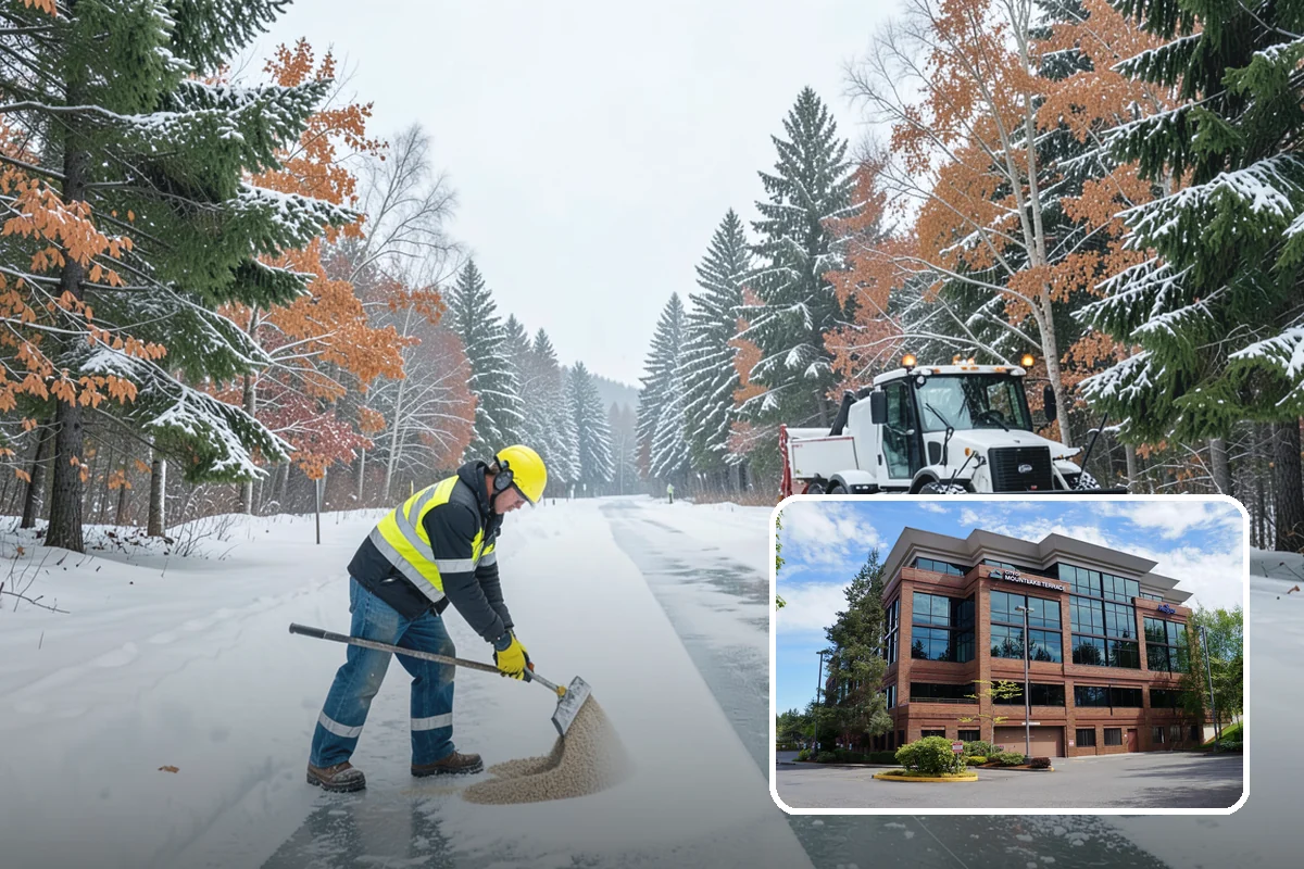 Anti-Icing in Mountlake Terrace, Snohomish County, WA - Prevents ice bonds before freezing rain arrives