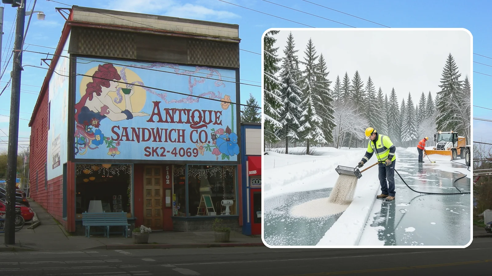 Anti-Icing in Ruston, Pierce County, WA - Anti-icing applies deicer proactively before a storm so ice bonds are prevented rather than broken after the fact.