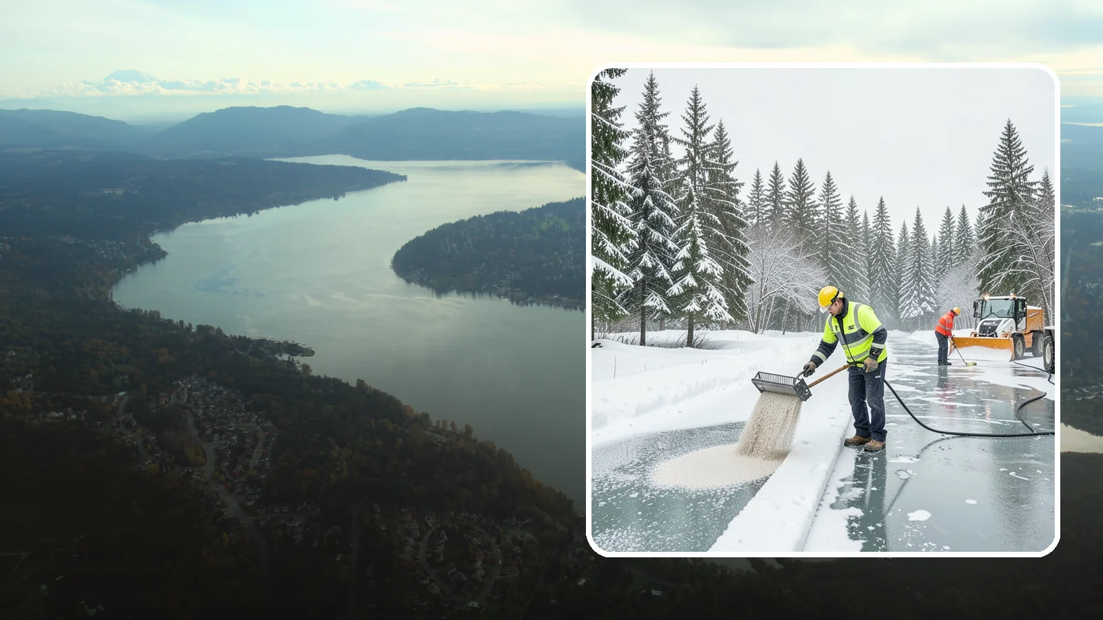 Anti-Icing in Sammamish, King County, WA - Anti-icing applies deicer proactively before a storm so ice bonds are prevented rather than broken after the fact.