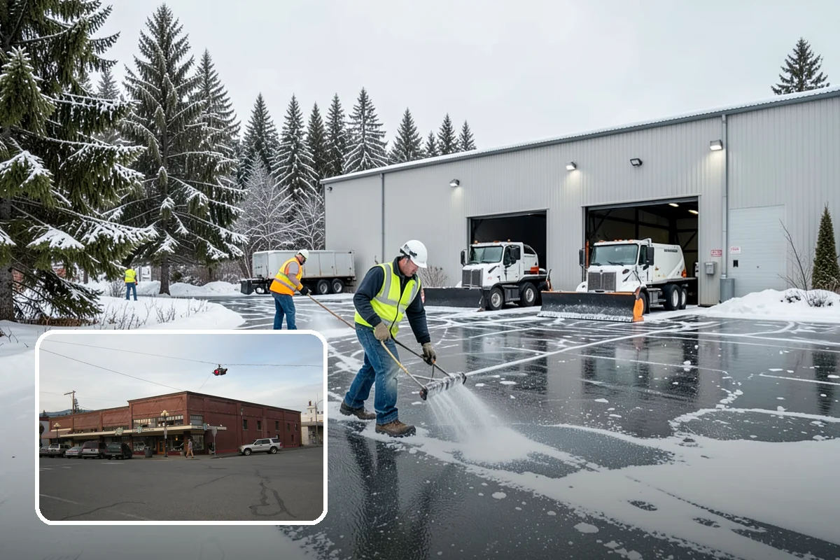 Anti-Icing in Sedro-Woolley, Skagit County, WA - Prevents ice bonds before freezing rain arrives