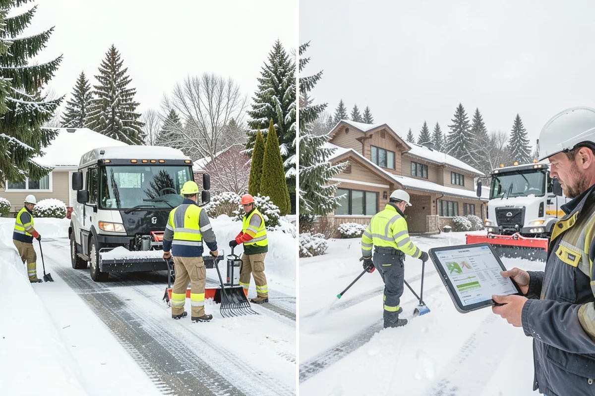 Apartment Complex Deicing in Anacortes, Skagit County, WA - Inventory all stairwells, landings, breezeways, and parking rows with the property manager
