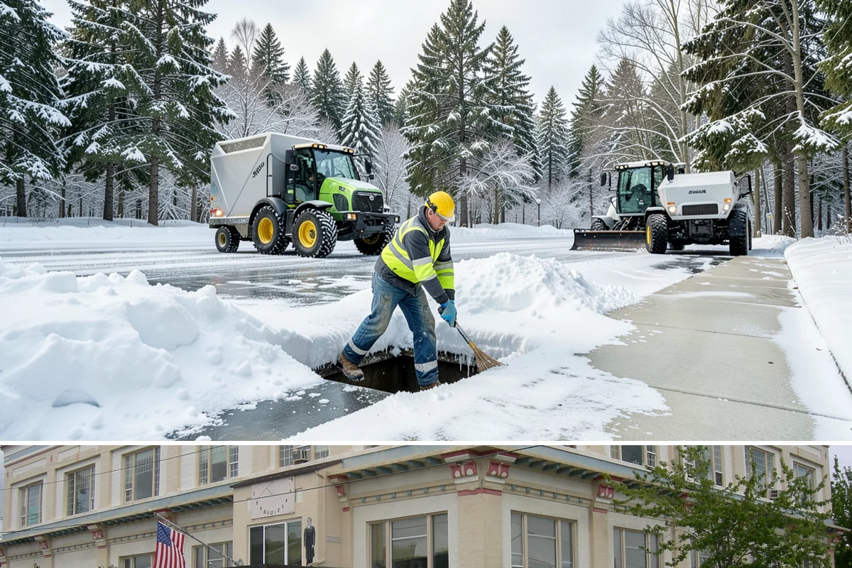 Apartment Complex Deicing in Anacortes, Skagit County, WA - Coverage spans the full November-through-March window, ramping up during the extended cold spells that follow lowland...