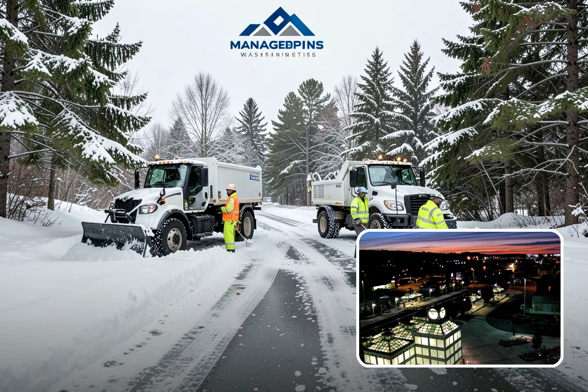 Apartment Complex Deicing in Auburn, King County, WA - Reduces tenant slip-and-fall exposure across shared common areas