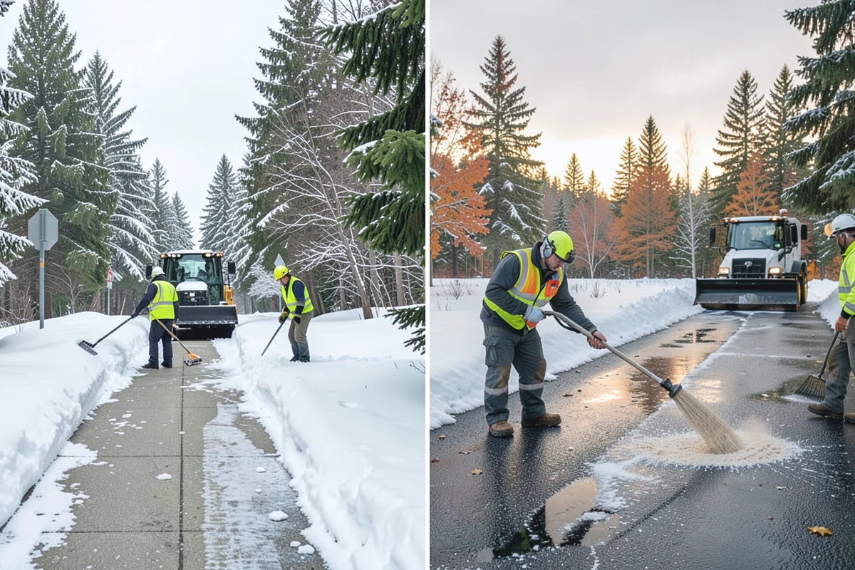 Apartment Complex Deicing in Auburn, King County, WA - Inventory all stairwells, landings, breezeways, and parking rows with the property manager