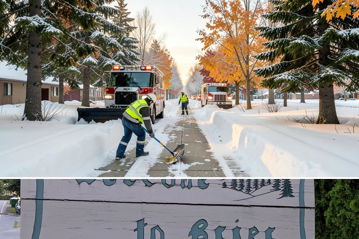 Apartment Complex Deicing in Brier, Snohomish County, WA - Coverage spans the full November-through-March window, ramping up during the extended cold spells that follow lowland...