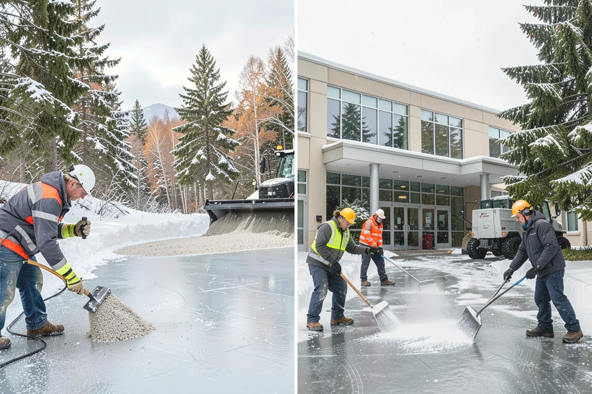 Apartment Complex Deicing in Carnation, King County, WA - Inventory all stairwells, landings, breezeways, and parking rows with the property manager