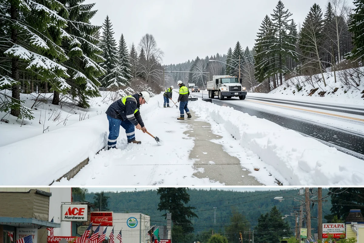 Apartment Complex Deicing in Carnation, King County, WA - Coverage spans the full November-through-March window, ramping up during the extended cold spells that follow lowland...