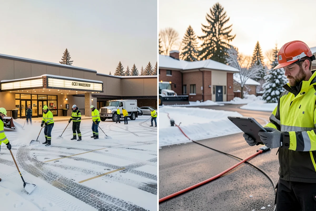 Apartment Complex Deicing in Clyde Hill, King County, WA - Inventory all stairwells, landings, breezeways, and parking rows with the property manager