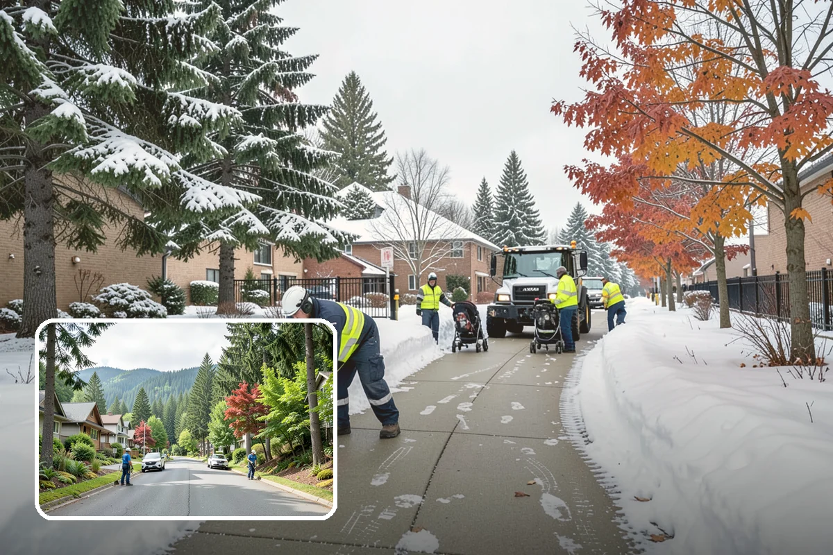 Apartment Complex Deicing in Darrington, Snohomish County, WA - Reduces tenant slip-and-fall exposure across shared common areas