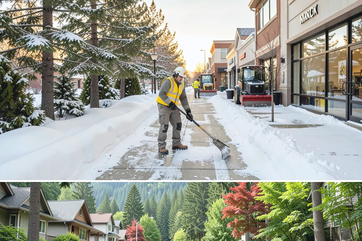 Apartment Complex Deicing in Darrington, Snohomish County, WA - Coverage spans the full November-through-March window, ramping up during the extended cold spells that follow lowland...