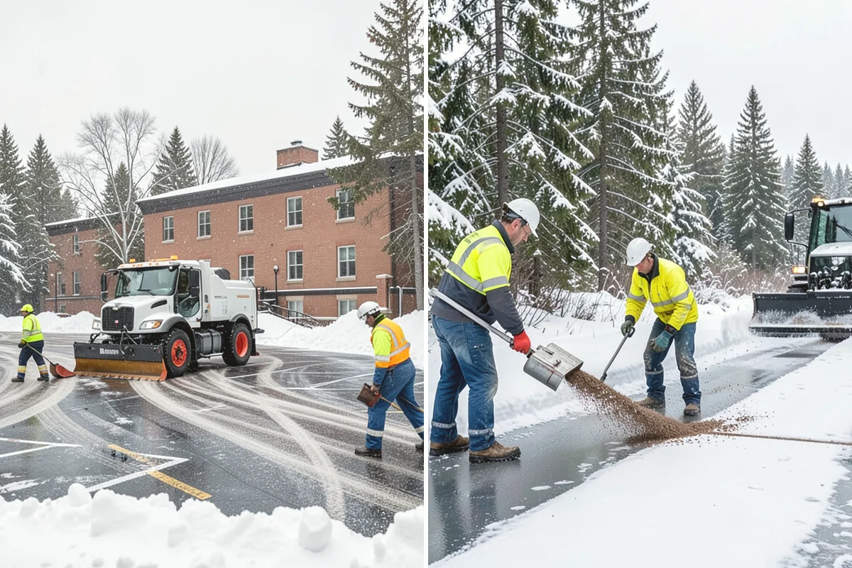 Apartment Complex Deicing in Duvall, King County, WA - Inventory all stairwells, landings, breezeways, and parking rows with the property manager