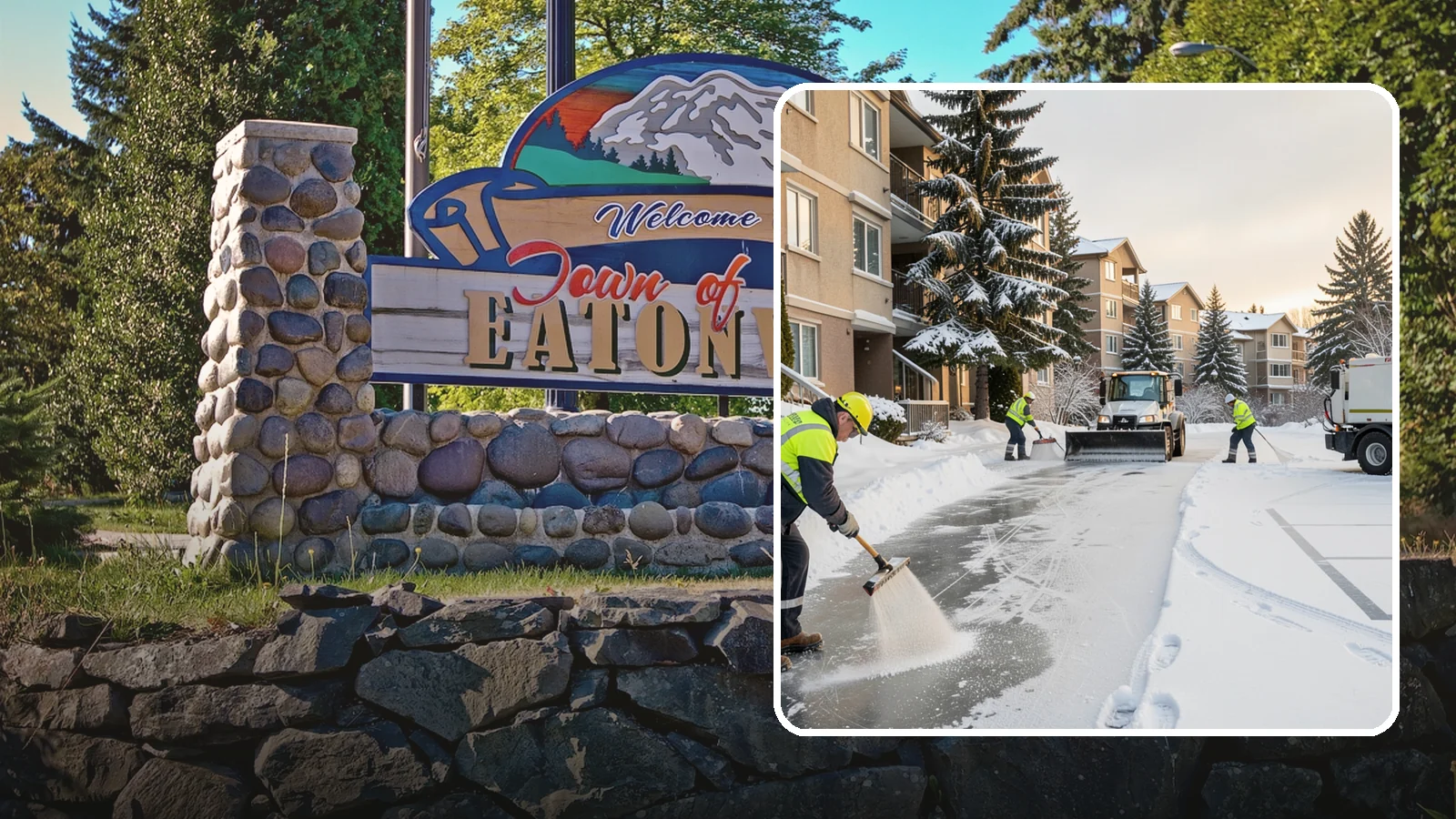 Apartment Complex Deicing in Eatonville, Pierce County, WA - Comprehensive ice control for apartment communities, covering shared stairwells, breezeways, and resident parking where...