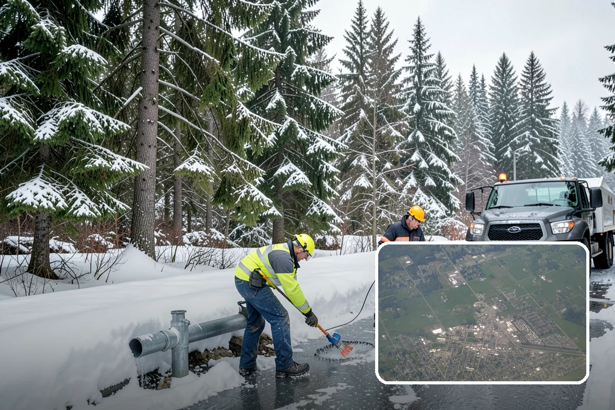 Apartment Complex Deicing in Enumclaw, King County, WA - Reduces tenant slip-and-fall exposure across shared common areas