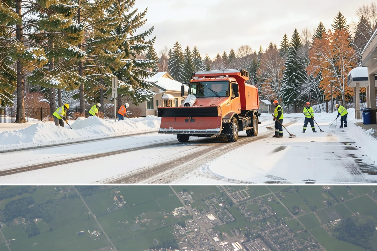 Apartment Complex Deicing in Enumclaw, King County, WA - Coverage spans the full November-through-March window, ramping up during the extended cold spells that follow lowland...