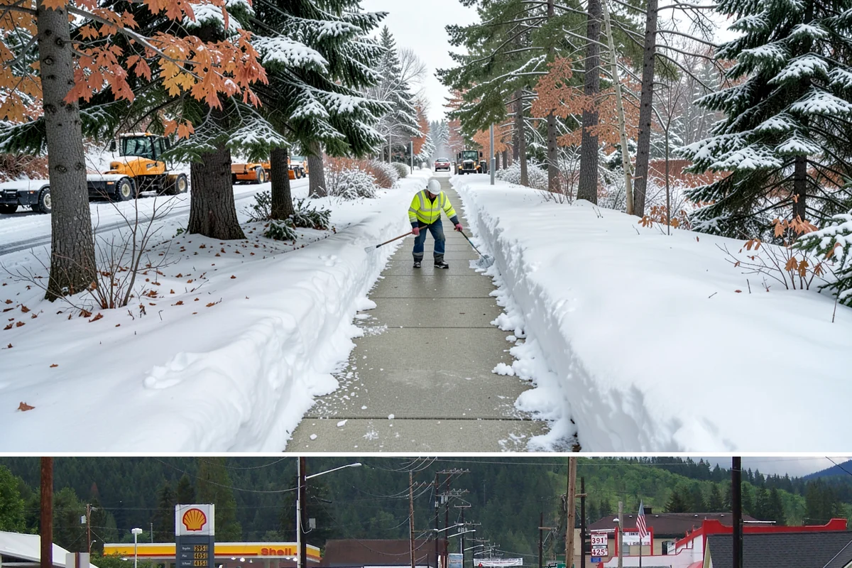 Apartment Complex Deicing in Granite Falls, Snohomish County, WA - Coverage spans the full November-through-March window, ramping up during the extended cold spells that follow lowland...