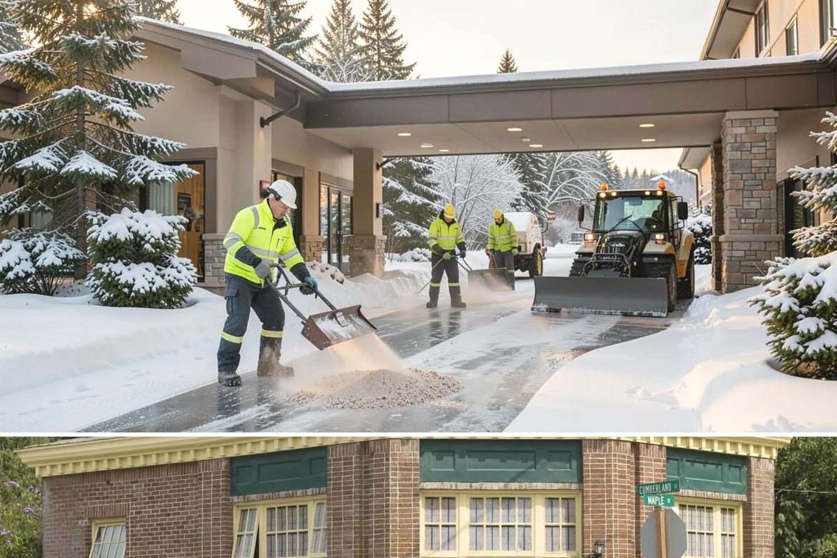Apartment Complex Deicing in Hamilton, Skagit County, WA - Coverage spans the full November-through-March window, ramping up during the extended cold spells that follow lowland...