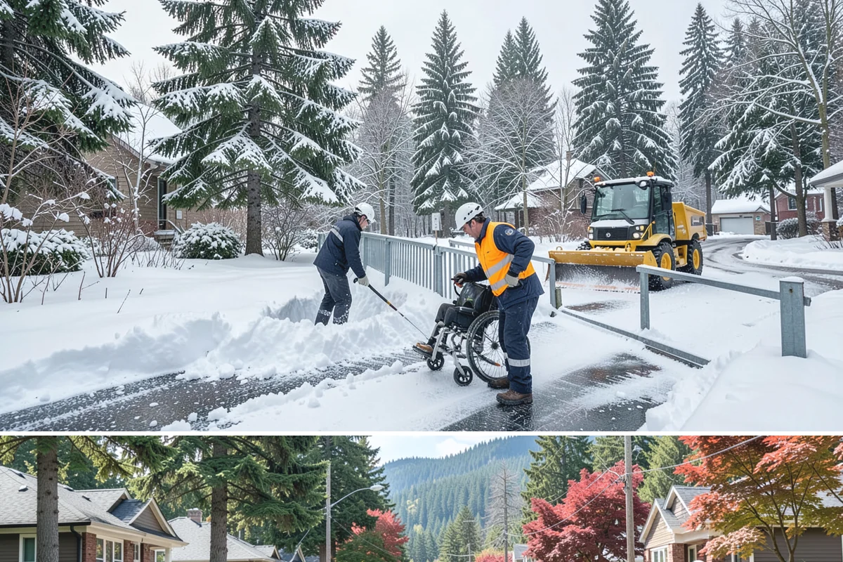 Apartment Complex Deicing in Hunts Point, King County, WA - Coverage spans the full November-through-March window, ramping up during the extended cold spells that follow lowland...