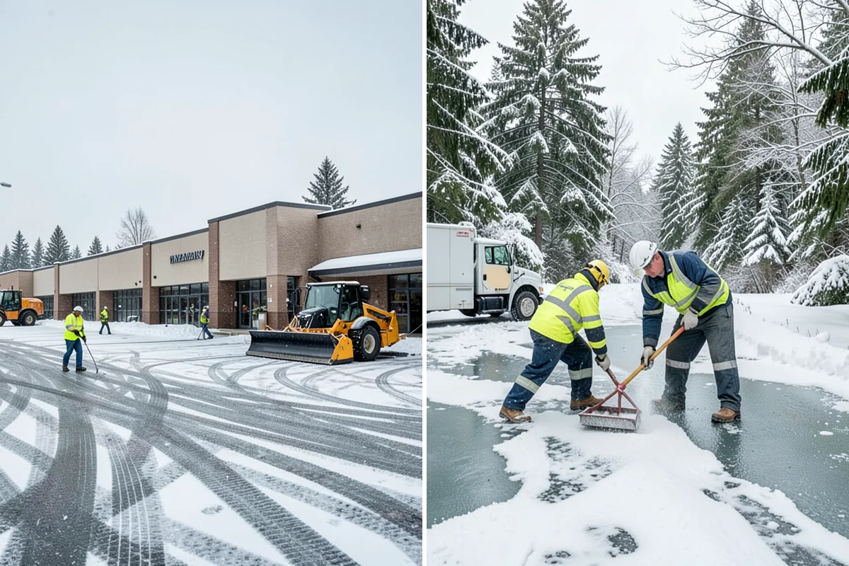Apartment Complex Deicing in Kenmore, King County, WA - Inventory all stairwells, landings, breezeways, and parking rows with the property manager