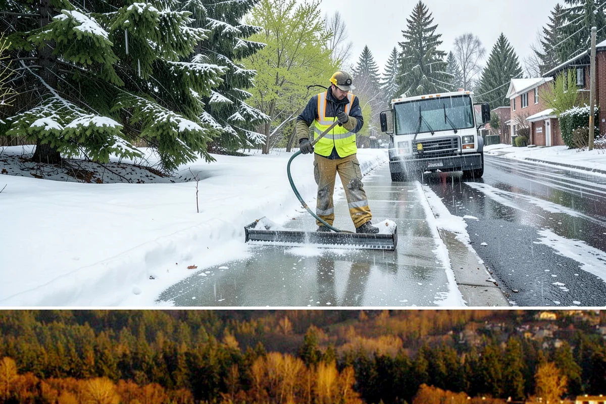 Apartment Complex Deicing in Kenmore, King County, WA - Coverage spans the full November-through-March window, ramping up during the extended cold spells that follow lowland...
