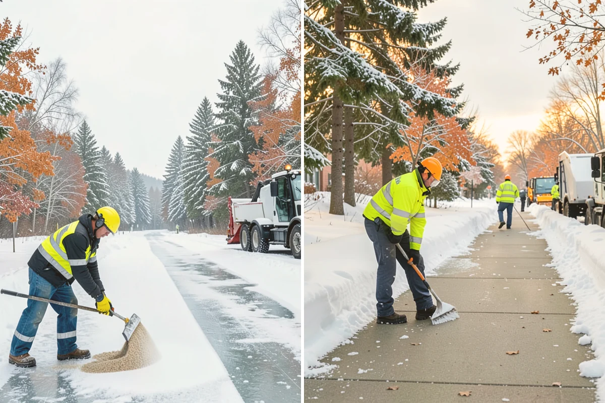 Apartment Complex Deicing in Kirkland, King County, WA - Inventory all stairwells, landings, breezeways, and parking rows with the property manager