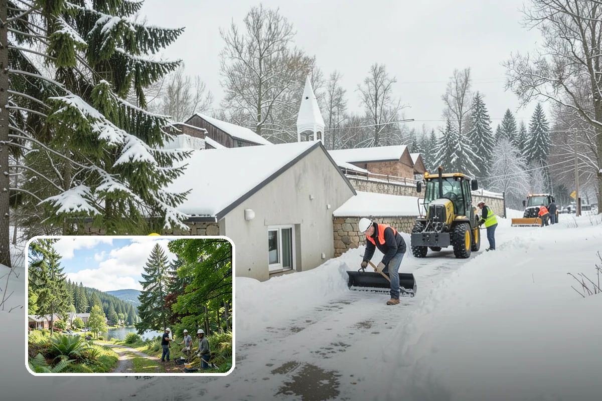 Apartment Complex Deicing in Lake Forest Park, King County, WA - Reduces tenant slip-and-fall exposure across shared common areas