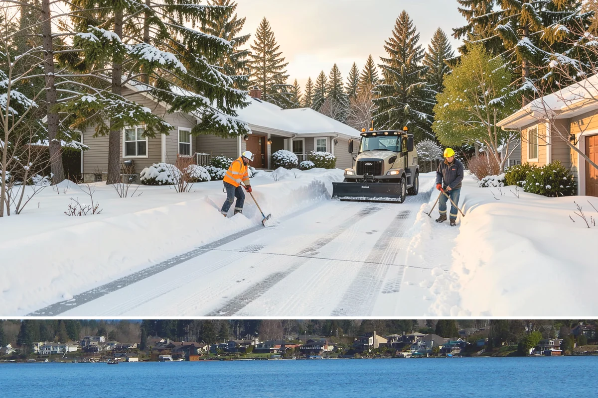 Apartment Complex Deicing in Lake Stevens, Snohomish County, WA - Coverage spans the full November-through-March window, ramping up during the extended cold spells that follow lowland...