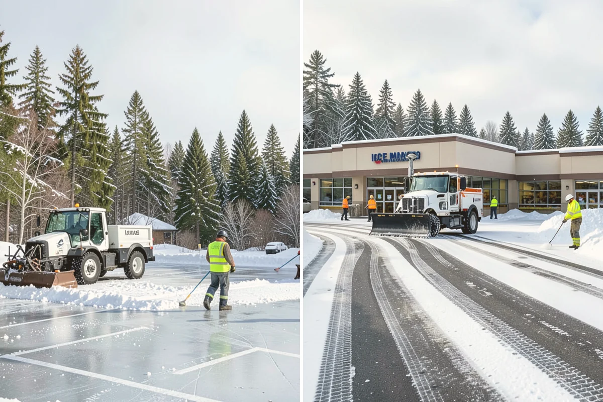 Apartment Complex Deicing in Langley, Island County, WA - Inventory all stairwells, landings, breezeways, and parking rows with the property manager