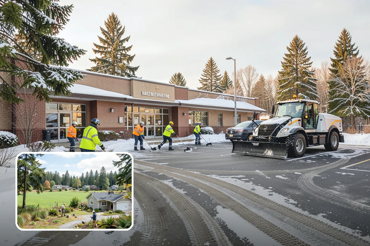 Apartment Complex Deicing in Lyman, Skagit County, WA - Reduces tenant slip-and-fall exposure across shared common areas