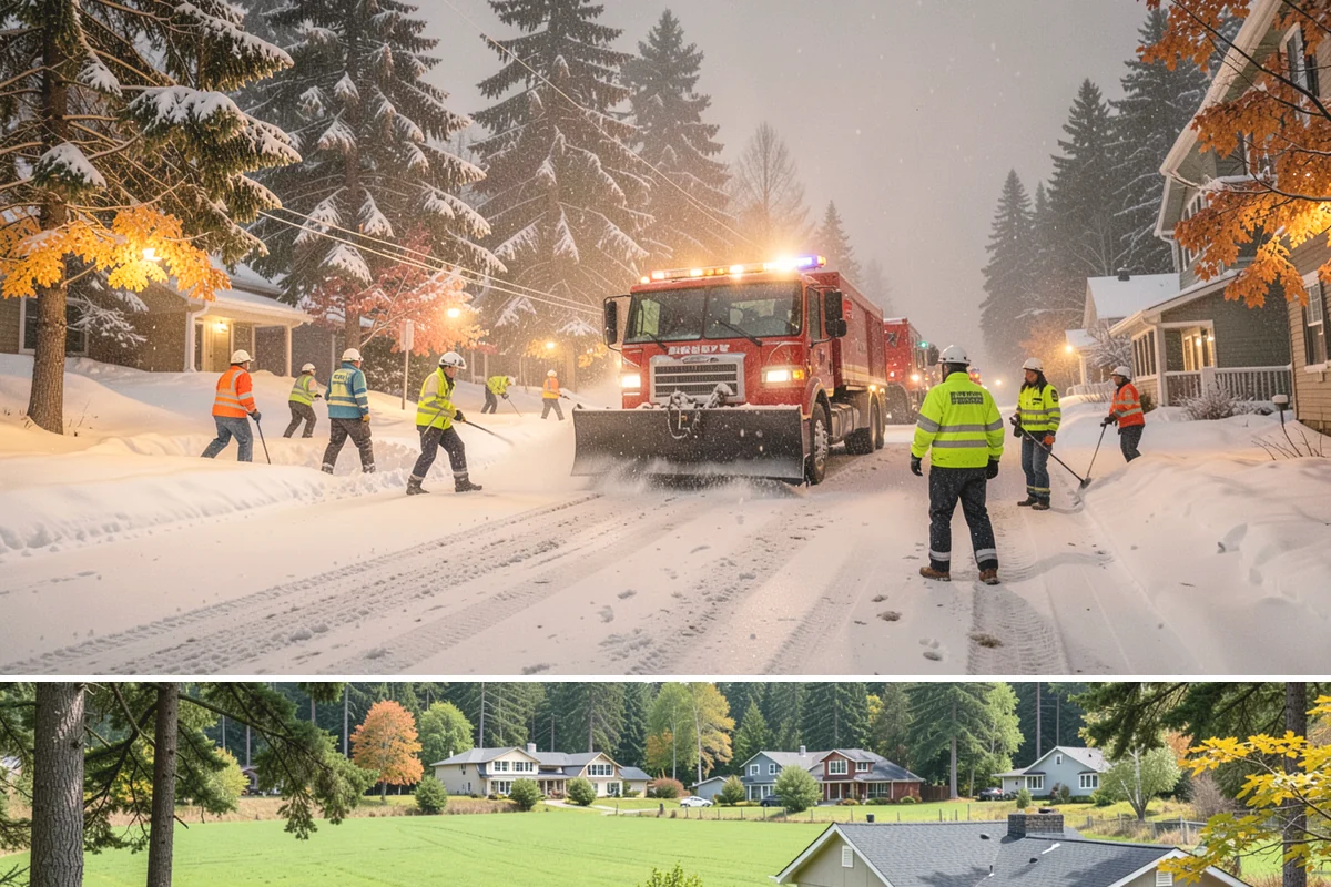 Apartment Complex Deicing in Lyman, Skagit County, WA - Coverage spans the full November-through-March window, ramping up during the extended cold spells that follow lowland...