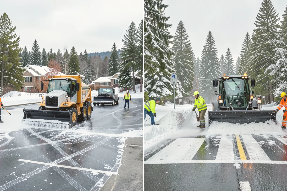 Apartment Complex Deicing in Lynnwood, Snohomish County, WA - Inventory all stairwells, landings, breezeways, and parking rows with the property manager