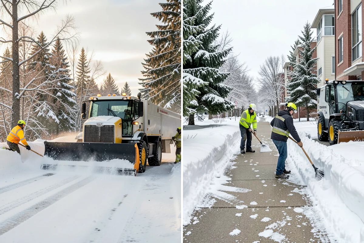 Apartment Complex Deicing in Maple Valley, King County, WA - Inventory all stairwells, landings, breezeways, and parking rows with the property manager