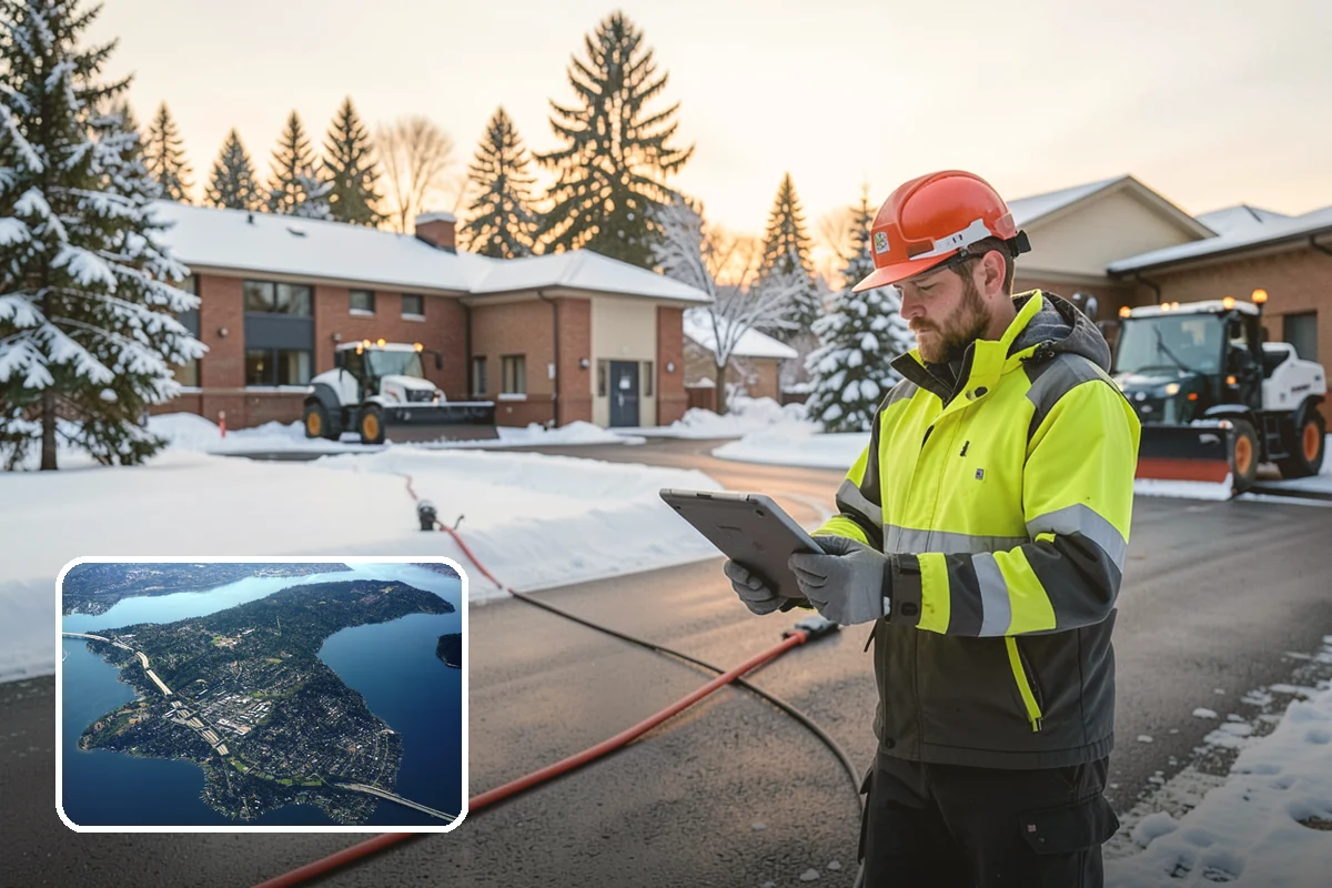 Apartment Complex Deicing in Mercer Island, King County, WA - Reduces tenant slip-and-fall exposure across shared common areas